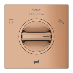 Grohe Allure 3 Yönlü Yönlendirici (Sıva Üstü Grubu), Bakır - 19590DA1 - 3
