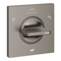 Grohe Allure 3 Yönlü Yönlendirici (Sıva Üstü Grubu), Fırçalı Sert Grafit - 19590AL1 - 1