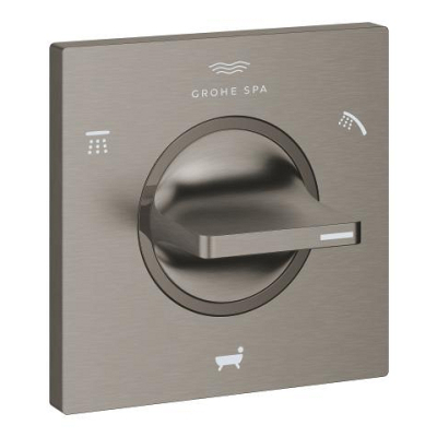 Grohe Allure 3 Yönlü Yönlendirici (Sıva Üstü Grubu), Fırçalı Sert Grafit - 19590AL1 - 1
