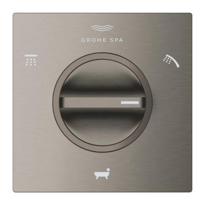 Grohe Allure 3 Yönlü Yönlendirici (Sıva Üstü Grubu), Fırçalı Sert Grafit - 19590AL1 - 3