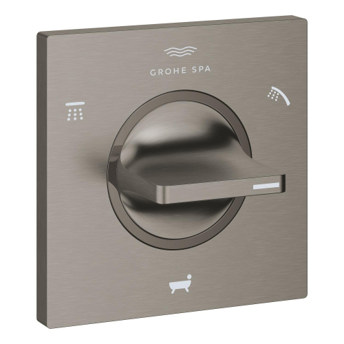 Grohe Allure 3 Yönlü Yönlendirici (Sıva Üstü Grubu), Fırçalı Sert Grafit - 19590AL1 - 2