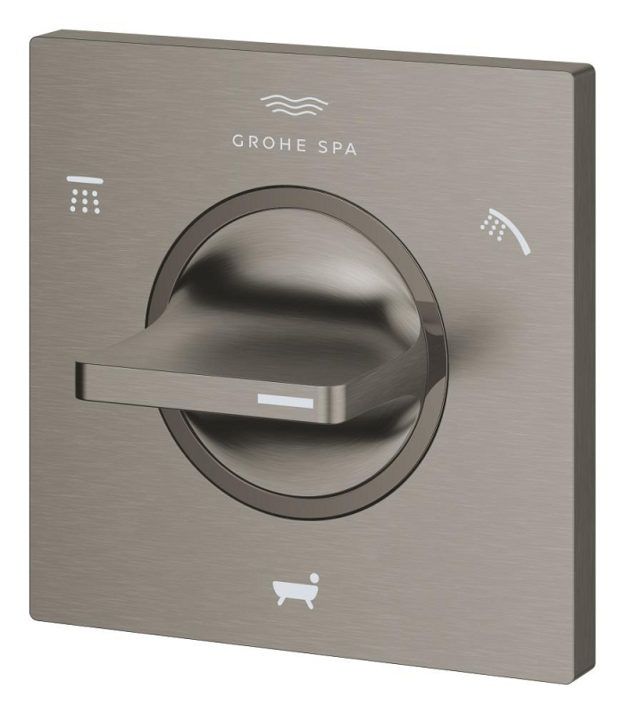Grohe Allure 3 Yönlü Yönlendirici (Sıva Üstü Grubu), Fırçalı Sert Grafit - 19590AL1 - 4
