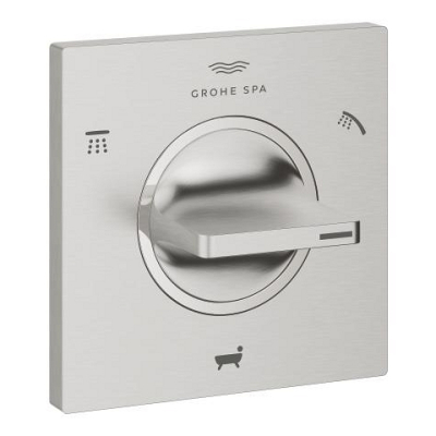 Grohe Allure 3 Yönlü Yönlendirici (Sıva Üstü Grubu), Paslanmaz Çelik - 19590DC1 - 1