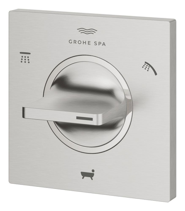 Grohe Allure 3 Yönlü Yönlendirici (Sıva Üstü Grubu), Paslanmaz Çelik - 19590DC1 - 4