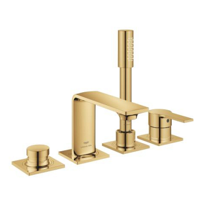 Grohe Allure 4 Delikli Ankastre Küvet Bataryası, Altın - 19316GL1 - 1