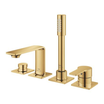 Grohe Allure 4 Delikli Ankastre Küvet Bataryası, Altın - 19316GL1 - 3