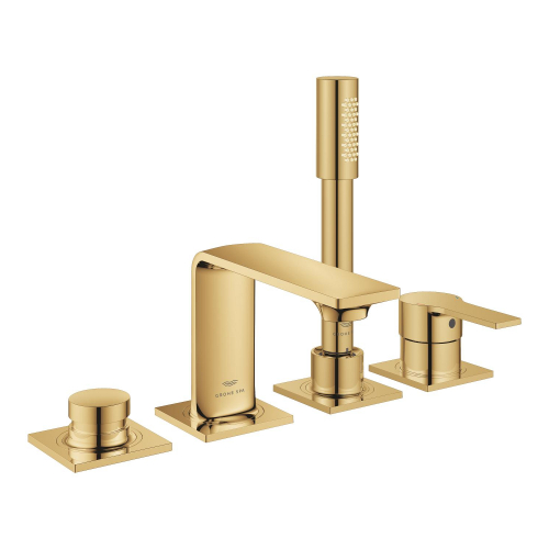Grohe Allure 4 Delikli Ankastre Küvet Bataryası, Altın - 19316GL1 - 2