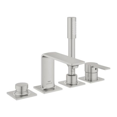 Grohe Allure 4 Delikli Ankastre Küvet Bataryası, Paslanmaz Çelik - 19316DC1 - 1