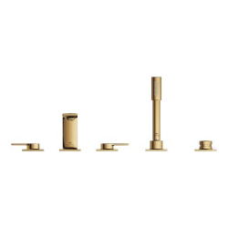 Grohe Allure 5 Delikli Ankastre Küvet Bataryası, Altın - 25221GL1 - 2