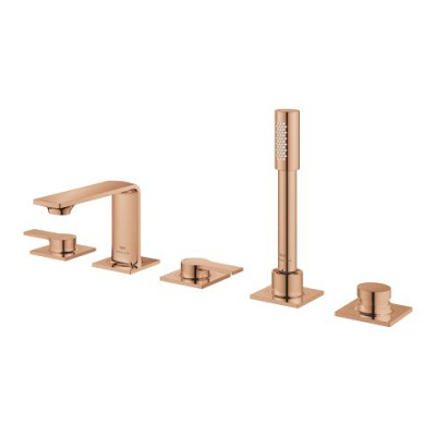 Grohe Allure 5 Delikli Ankastre Küvet Bataryası, Bakır - 25221DA1 - 3