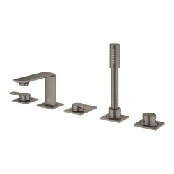 Grohe Allure 5 Delikli Ankastre Küvet Bataryası, Fırçalı Sert Grafit - 25221AL1 - 3