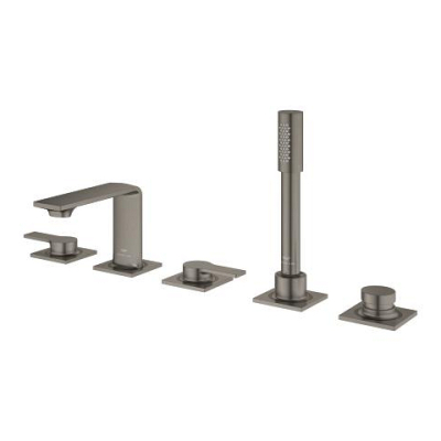 Grohe Allure 5 Delikli Ankastre Küvet Bataryası, Fırçalı Sert Grafit - 25221AL1 - 3