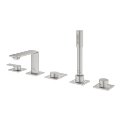 Grohe Allure 5 Delikli Ankastre Küvet Bataryası, Paslanmaz Çelik - 25221DC1 - 3