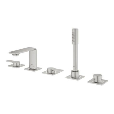 Grohe Allure 5 Delikli Ankastre Küvet Bataryası, Paslanmaz Çelik - 25221DC1 - 3
