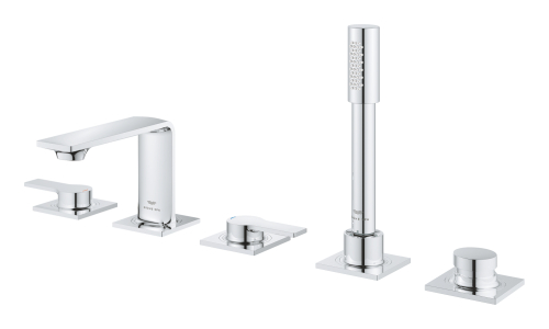 Grohe Allure 5 Delikli Küvet Bataryası - 25221001 - 3
