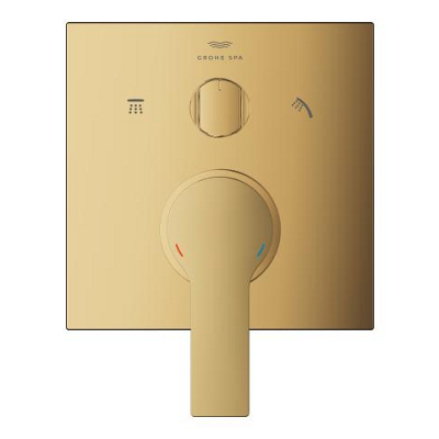 Grohe Allure Ankastre Banyo Bataryası (3 Yollu, Sıva Üstü Grubu), Altın - 29176GL1 - 2