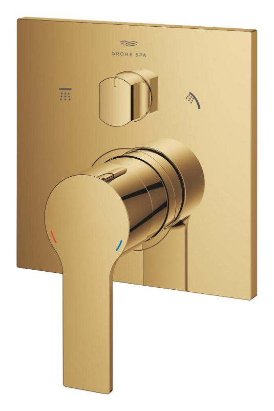 Grohe Allure Ankastre Banyo Bataryası (3 Yollu, Sıva Üstü Grubu), Altın - 29176GL1 - 3