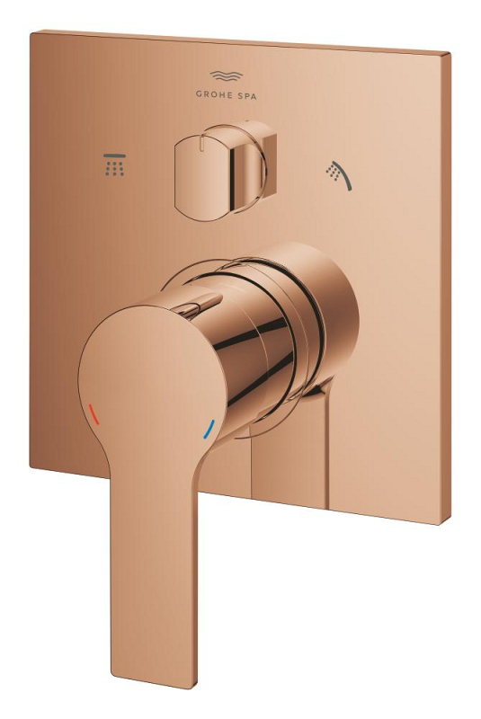 Grohe Allure Ankastre Banyo Bataryası (3 Yollu, Sıva Üstü Grubu), Bakır - 29176DA1 - 3