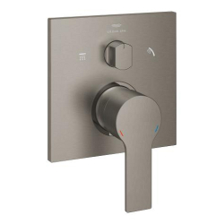 Grohe Allure Ankastre Banyo Bataryası (3 Yollu, Sıva Üstü Grubu), Fırçalı Sert Grafit - 29176AL1 - 1