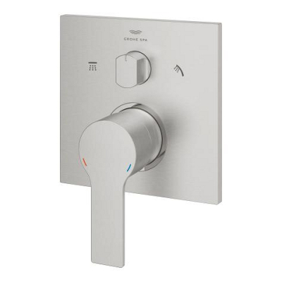 Grohe Allure Ankastre Banyo Bataryası (3 Yollu, Sıva Üstü Grubu), Paslanmaz Çelik - 29176DC1 - 3