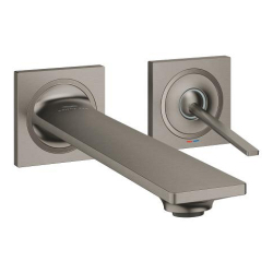 Grohe Allure Ankastre Lavabo Bataryası (Sıva Üstü Grubu), Fırçalı Sert Grafit - 19386AL2 - GROHE