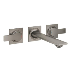 Grohe Allure Ankastre Lavabo Bataryası (Sıva Üstü Grubu), Fırçalı Sert Grafit - 20193AL2 - GROHE