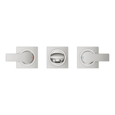 Grohe Allure Ankastre Lavabo Bataryası (Sıva Üstü Grubu), Paslanmaz Çelik - 20193DC2 - 3