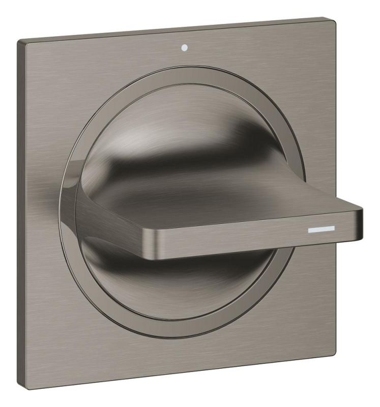 Grohe Allure Ankastre Stop Valf (Sıva Üstü Grubu), Fırçalı Sert Grafit - 19334AL1 - 1