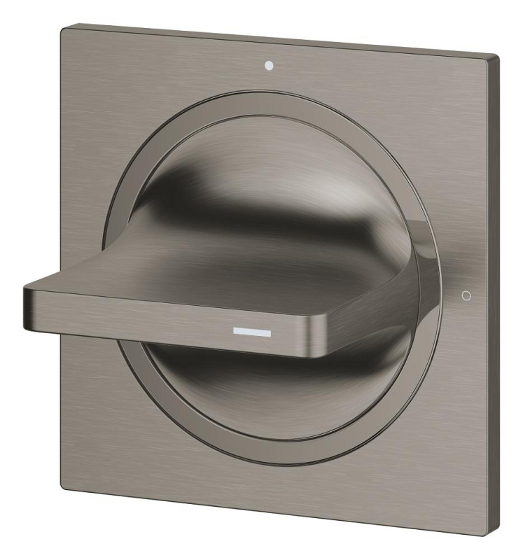 Grohe Allure Ankastre Stop Valf (Sıva Üstü Grubu), Fırçalı Sert Grafit - 19334AL1 - 4