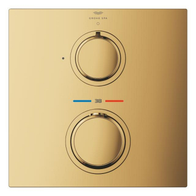 Grohe Allure Ankastre Termostatik Duş Bataryası (Sıva Üstü Grubu), Altın - 19380GL2 - 3