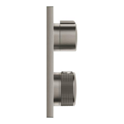 Grohe Allure Ankastre Termostatik Duş Bataryası (Sıva Üstü Grubu), Fırçalı Sert Grafit - 19380AL2 - 2
