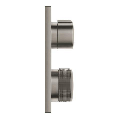 Grohe Allure Ankastre Termostatik Duş Bataryası (Sıva Üstü Grubu), Fırçalı Sert Grafit - 19380AL2 - 2
