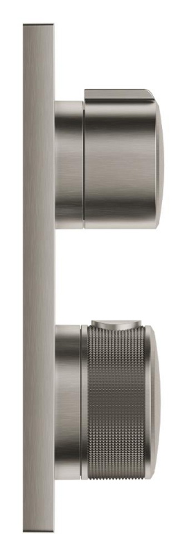 Grohe Allure Ankastre Termostatik Duş Bataryası (Sıva Üstü Grubu), Fırçalı Sert Grafit - 19380AL2 - 3