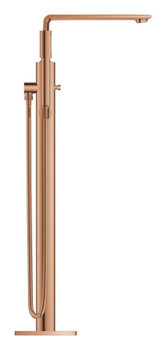 Grohe Allure Ankastre Yerden Küvet Bataryası (Sıva Üstü Grubu), Bakır - 25222DA1 - 3