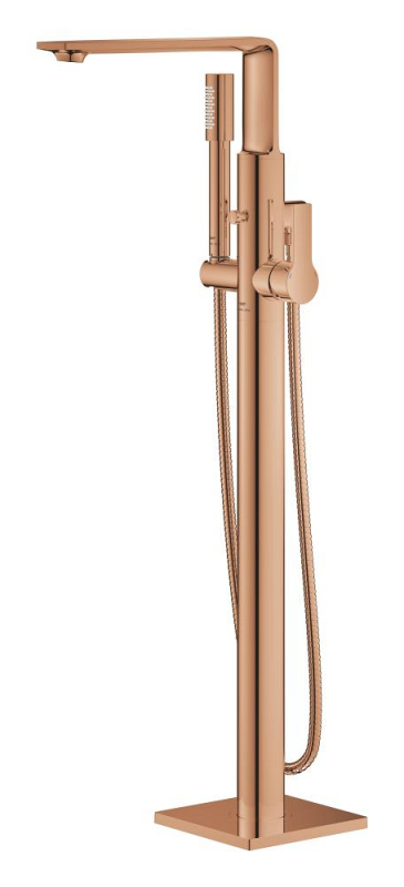 Grohe Allure Ankastre Yerden Küvet Bataryası (Sıva Üstü Grubu), Bakır - 25222DA1 - 4