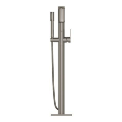 Grohe Allure Ankastre Yerden Küvet Bataryası (Sıva Üstü Grubu), Fırçalı Sert Grafit - 25222AL1 - 3
