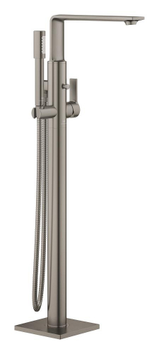 Grohe Allure Ankastre Yerden Küvet Bataryası (Sıva Üstü Grubu), Fırçalı Sert Grafit - 25222AL1 - GROHE