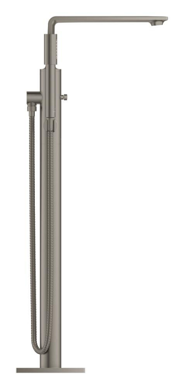 Grohe Allure Ankastre Yerden Küvet Bataryası (Sıva Üstü Grubu), Fırçalı Sert Grafit - 25222AL1 - 3