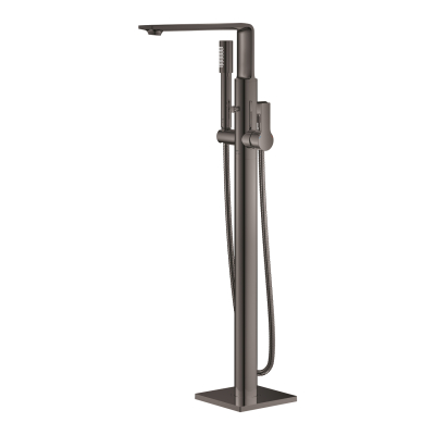 Grohe Allure Ankastre Yerden Küvet Bataryası (Sıva Üstü Grubu), Sert Grafit - 25222A01 - 3