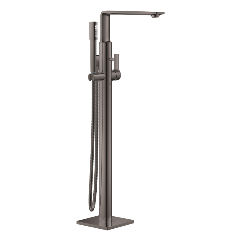 Grohe Allure Ankastre Yerden Küvet Bataryası (Sıva Üstü Grubu), Sert Grafit - 25222A01 - 2