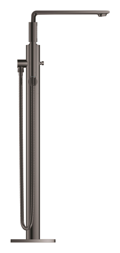 Grohe Allure Ankastre Yerden Küvet Bataryası (Sıva Üstü Grubu), Sert Grafit - 25222A01 - 3