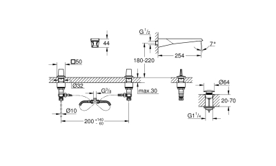 Grohe Allure Brilliant - 20635SD0 - 3