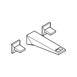 Grohe Allure Brilliant 3 Delikli Lavabo Bataryası 1/2