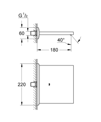 Grohe Allure Brilliant Şelale Çıkış Ucu - 13486000 - 4