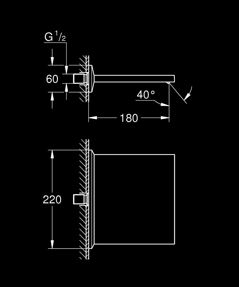 Grohe Allure Brilliant Şelale Çıkış Ucu - 13486000 - 4
