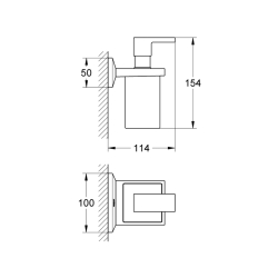 Grohe Allure Brilliant Sıvı Sabunluk - 40494000 - 2