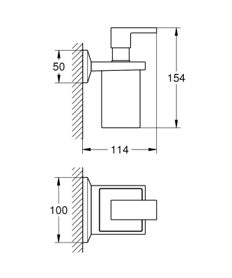 Grohe Allure Brilliant Sıvı Sabunluk - 40894000 - 3