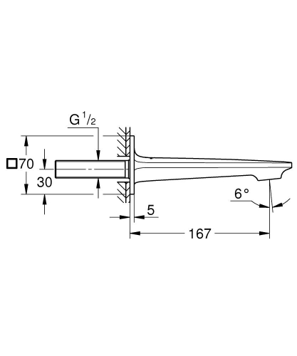 Grohe Allure Çıkış Ucu - 13264001 - 5