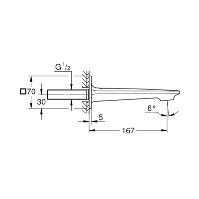 Grohe Allure Çıkış Ucu - 13264001 - 1