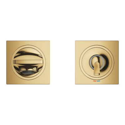 Grohe Allure Duvardan Ankastre Lavabo Bataryası (Sıva Üstü Grubu), Altın - 19309GL2 - 3
